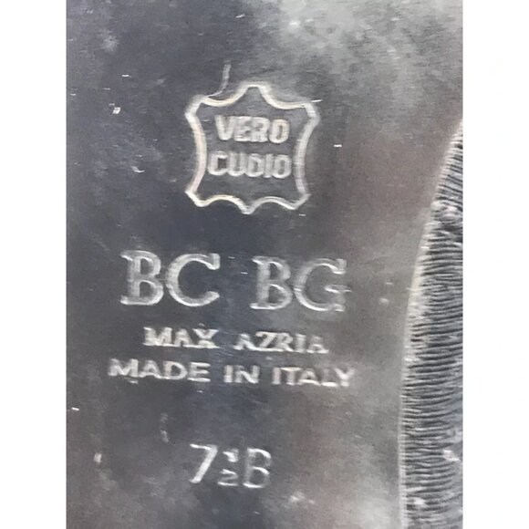 BCBG MAXAZRIA Womens Black Round‎ Toe Ankle Strap Block Pump Heel Size US 7.5 B - Picture 9 of 9